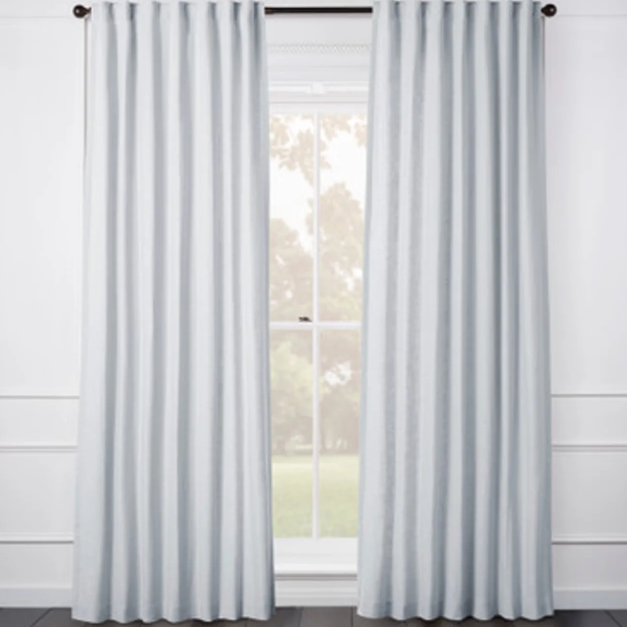 Audrey Linen Fog Grey - Custom