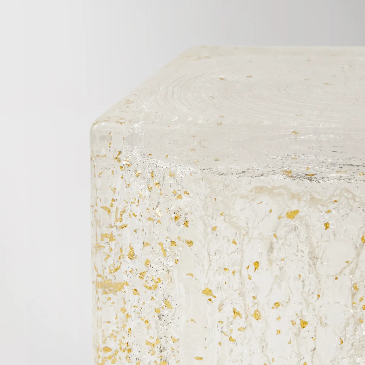 Diamond Block End Table