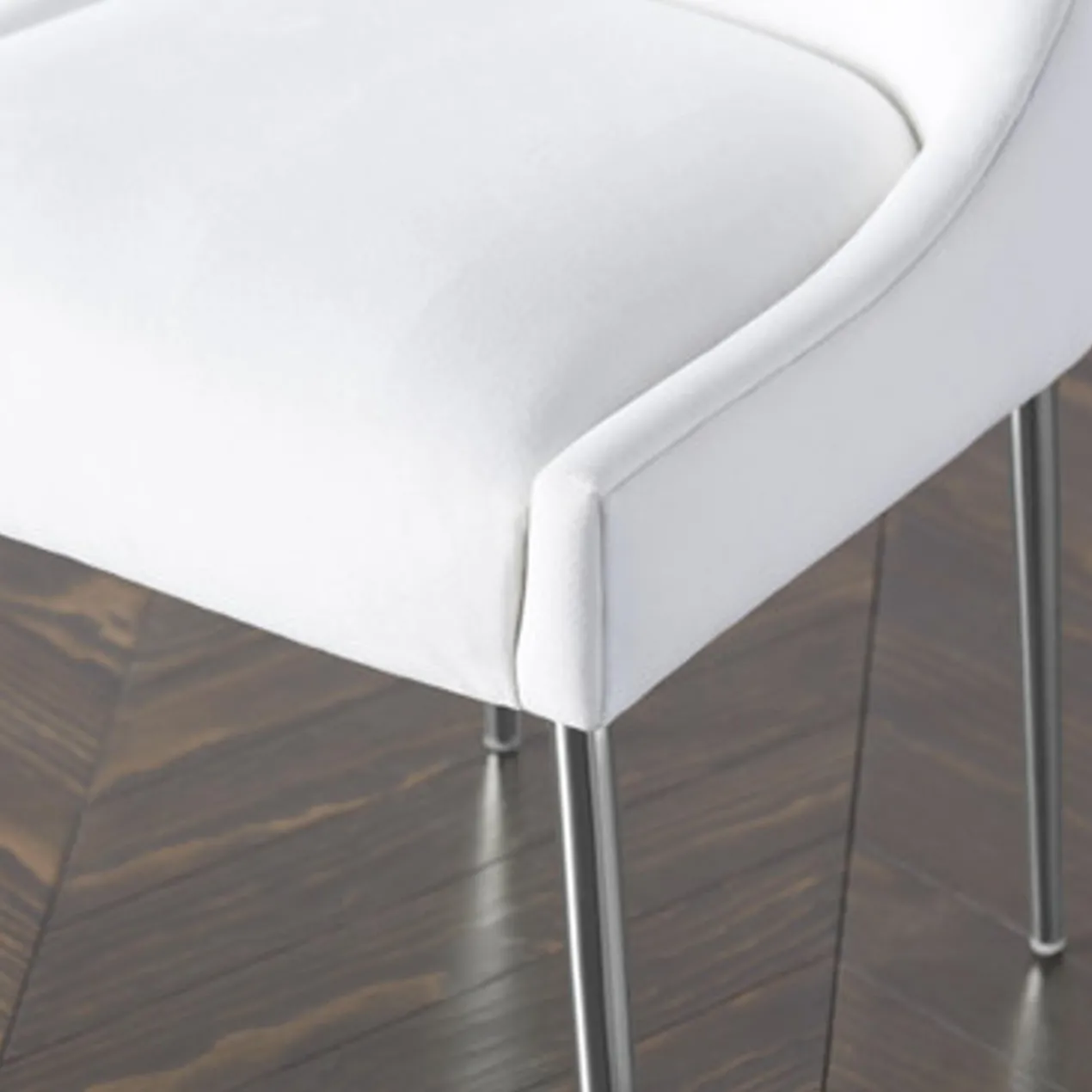 Elinor Dining Chair - Bright Nickel