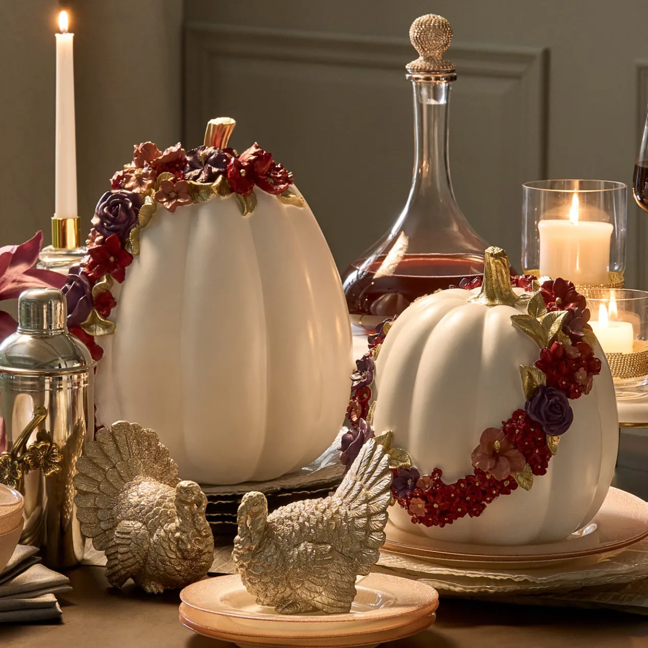 Floral Pumpkins