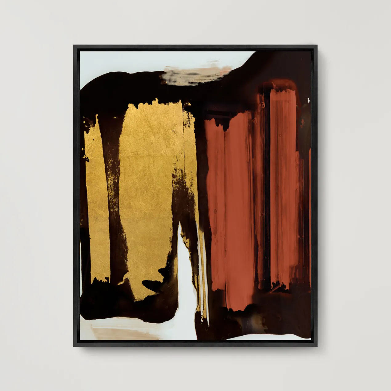 Golden Red Brushstrokes 2​