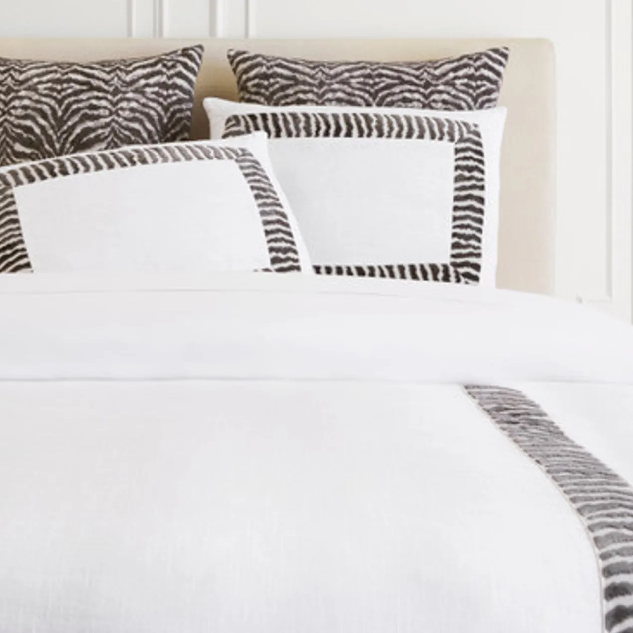 Nikki Chu - Hasina Bedding - Grey