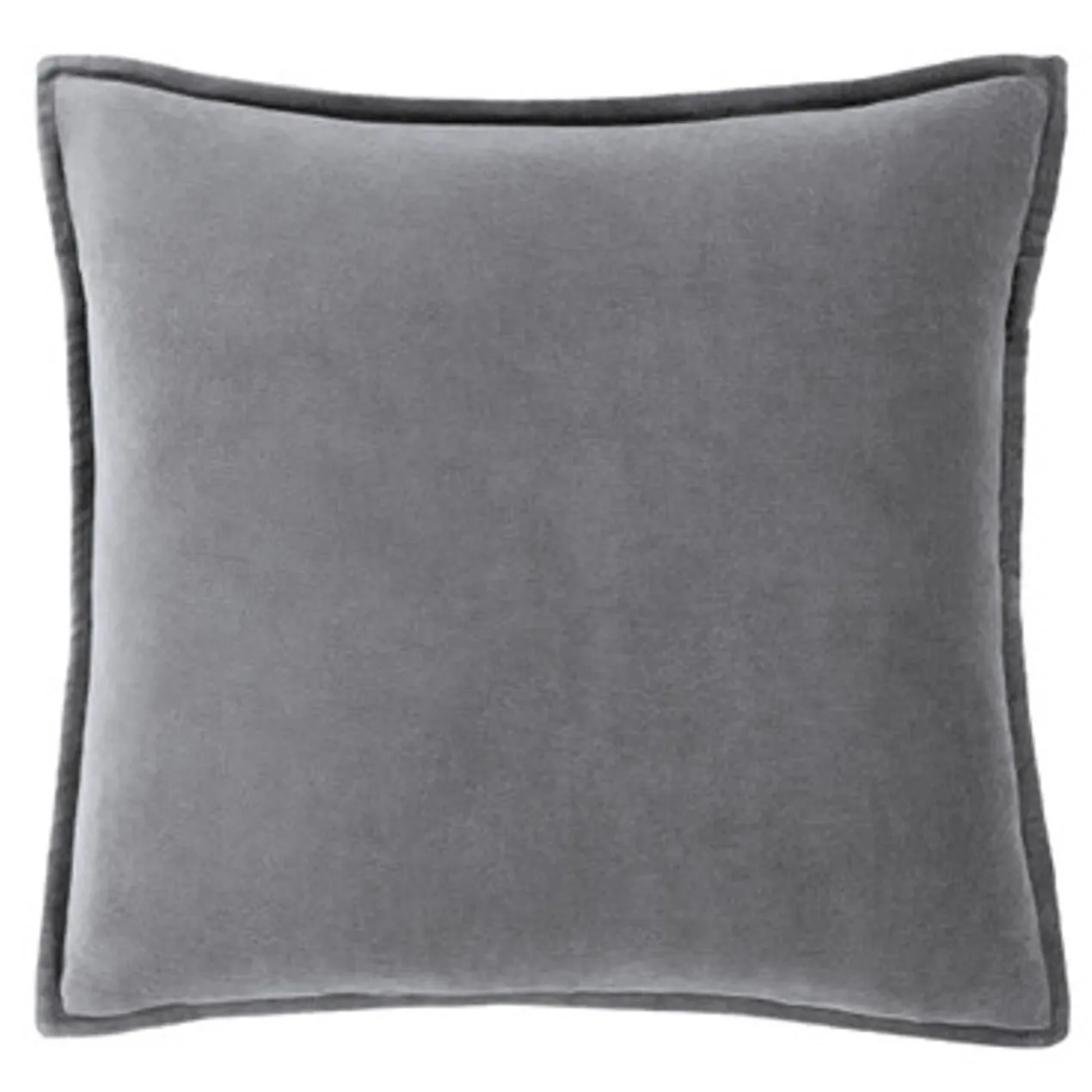 Velvet Pillow 20" - Charcoal